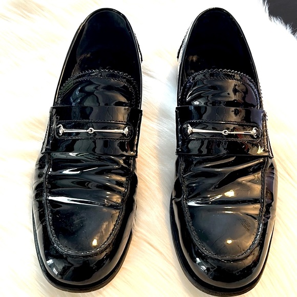 🎥GUCCI🎥Men’s Patent Leather Loafers🎥 Size 11.5 - Picture 4 of 12